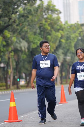Race photo from KEMLU RUN 2025