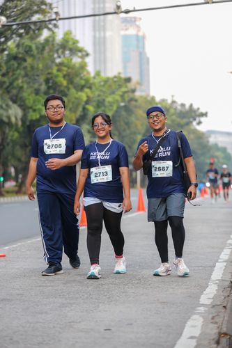 Race photo from KEMLU RUN 2025