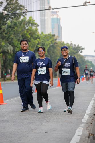 Race photo from KEMLU RUN 2025