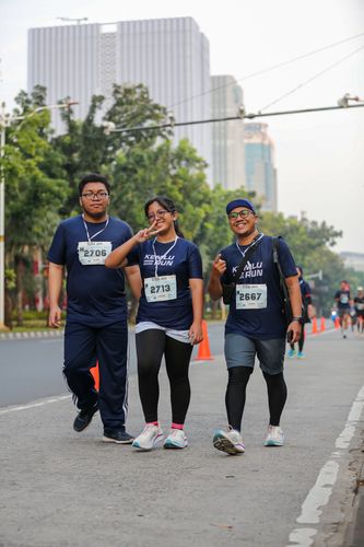 Race photo from KEMLU RUN 2025