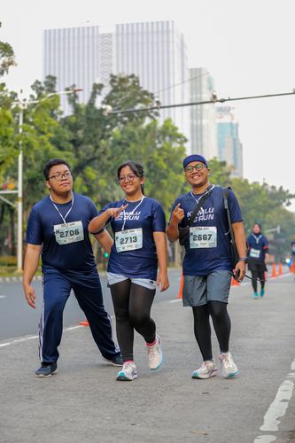 Race photo from KEMLU RUN 2025