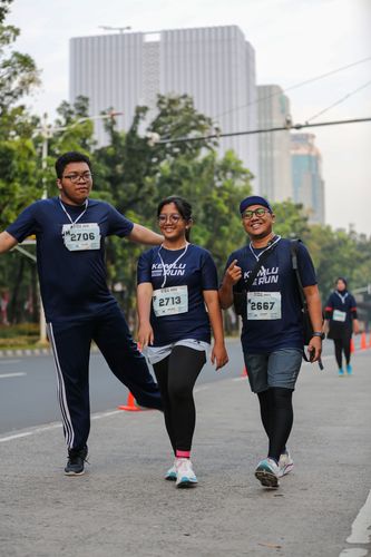 Race photo from KEMLU RUN 2025