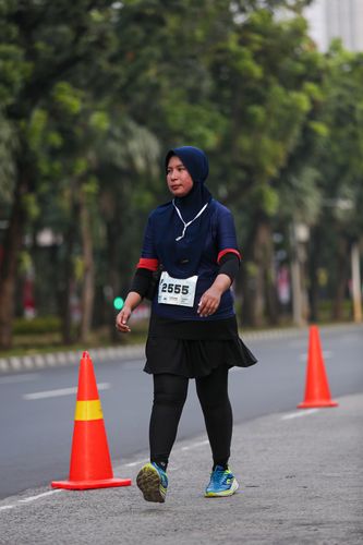 Race photo from KEMLU RUN 2025