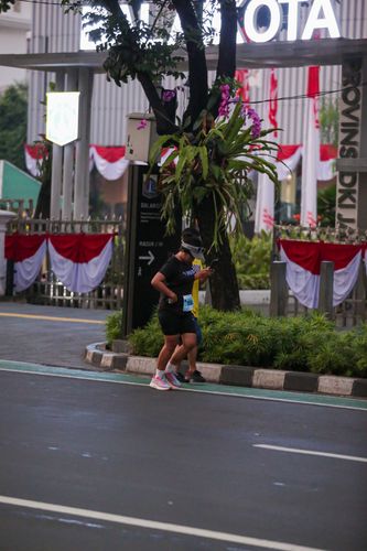 Race photo from KEMLU RUN 2025