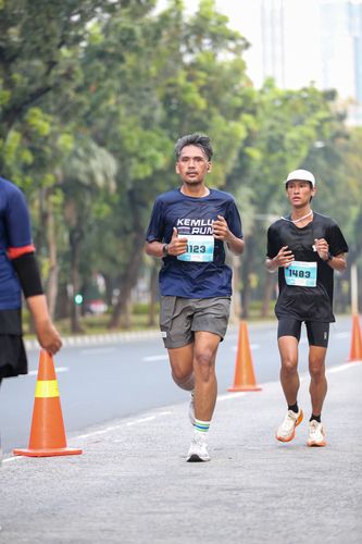 Race photo from KEMLU RUN 2025