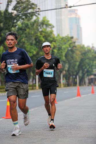 Race photo from KEMLU RUN 2025