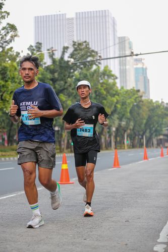 Race photo from KEMLU RUN 2025