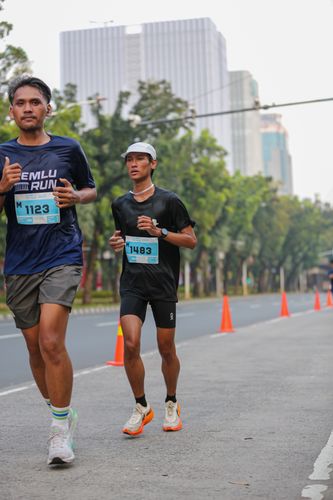 Race photo from KEMLU RUN 2025