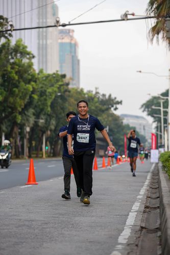 Race photo from KEMLU RUN 2025