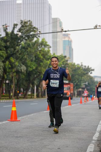 Race photo from KEMLU RUN 2025