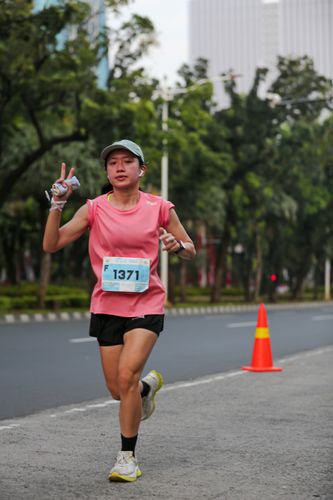 Race photo from KEMLU RUN 2025