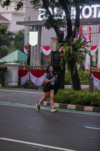 Race photo from KEMLU RUN 2025