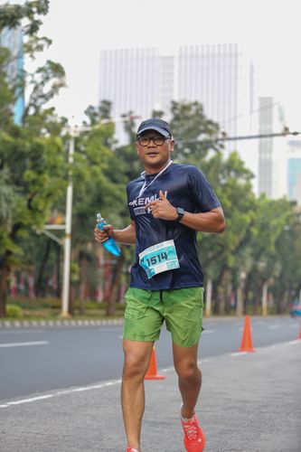 Race photo from KEMLU RUN 2025