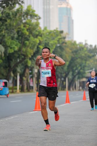 Race photo from KEMLU RUN 2025