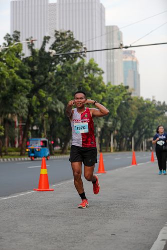 Race photo from KEMLU RUN 2025
