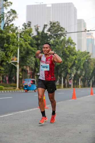 Race photo from KEMLU RUN 2025