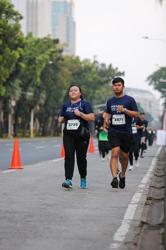 Race photo from KEMLU RUN 2025