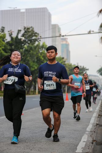 Race photo from KEMLU RUN 2025