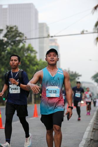 Race photo from KEMLU RUN 2025
