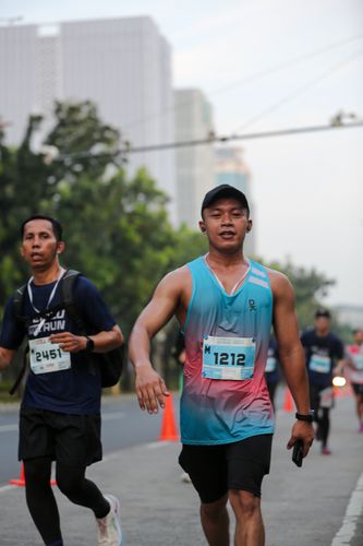 Race photo from KEMLU RUN 2025