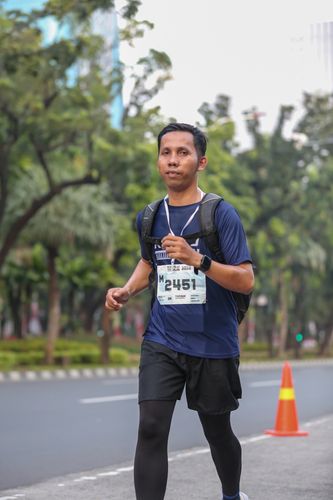 Race photo from KEMLU RUN 2025