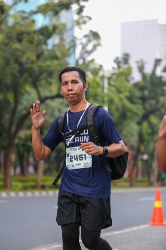 Race photo from KEMLU RUN 2025