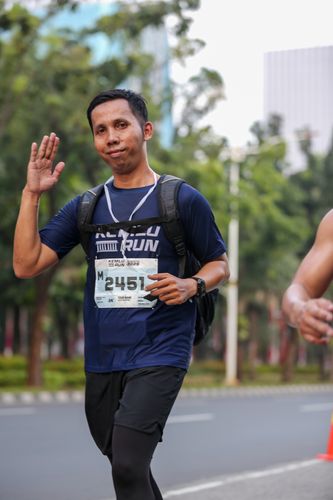 Race photo from KEMLU RUN 2025