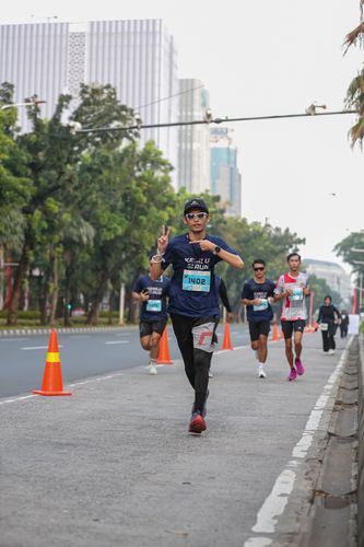 Race photo from KEMLU RUN 2025