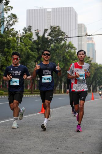 Race photo from KEMLU RUN 2025