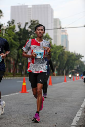 Race photo from KEMLU RUN 2025