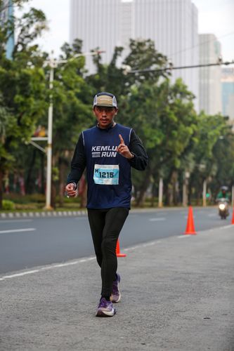 Race photo from KEMLU RUN 2025