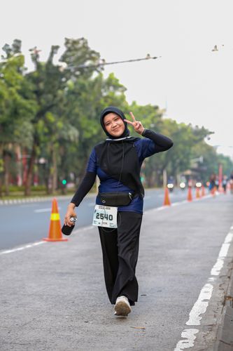 Race photo from KEMLU RUN 2025
