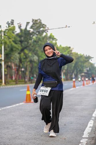 Race photo from KEMLU RUN 2025