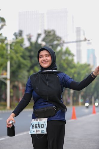 Race photo from KEMLU RUN 2025