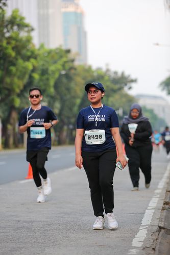 Race photo from KEMLU RUN 2025
