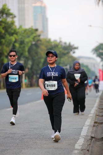Race photo from KEMLU RUN 2025