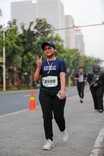 Race photo from KEMLU RUN 2025