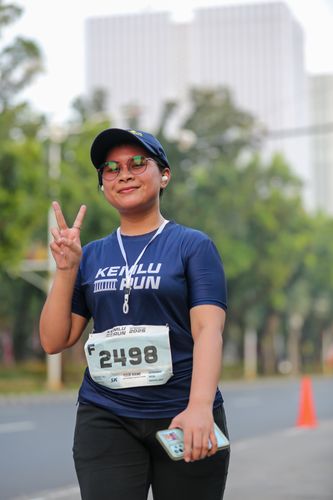 Race photo from KEMLU RUN 2025