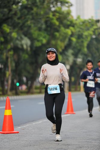 Race photo from KEMLU RUN 2025