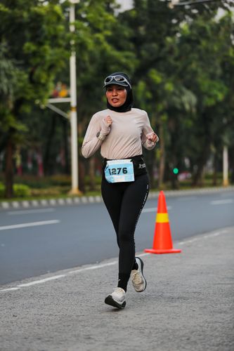 Race photo from KEMLU RUN 2025