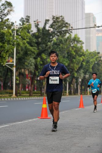 Race photo from KEMLU RUN 2025