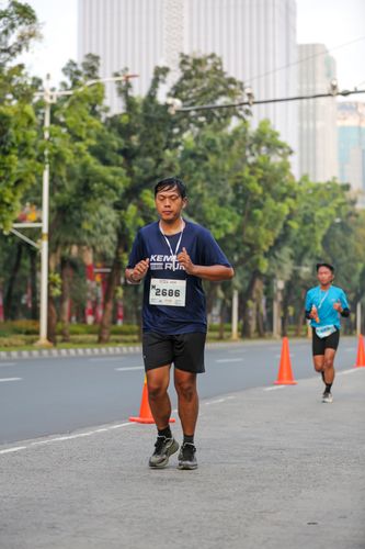 Race photo from KEMLU RUN 2025