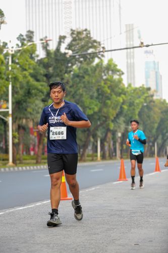 Race photo from KEMLU RUN 2025
