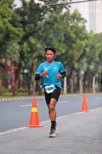 Race photo from KEMLU RUN 2025