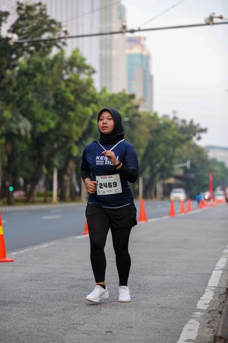 Race photo from KEMLU RUN 2025