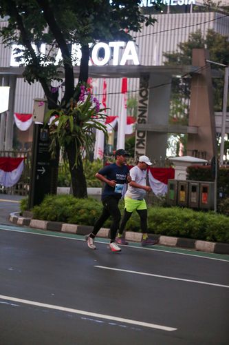 Race photo from KEMLU RUN 2025