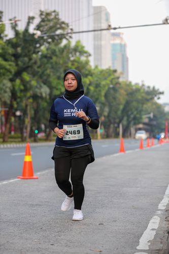 Race photo from KEMLU RUN 2025