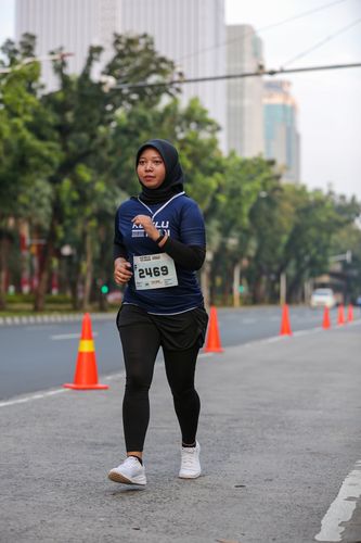 Race photo from KEMLU RUN 2025