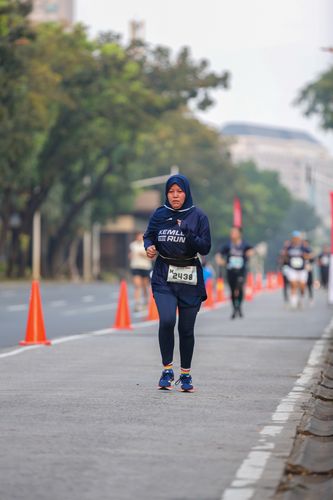 Race photo from KEMLU RUN 2025