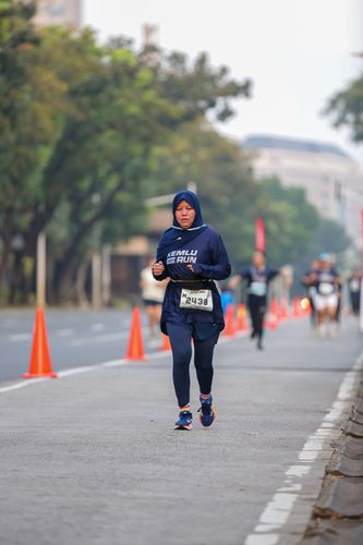 Race photo from KEMLU RUN 2025